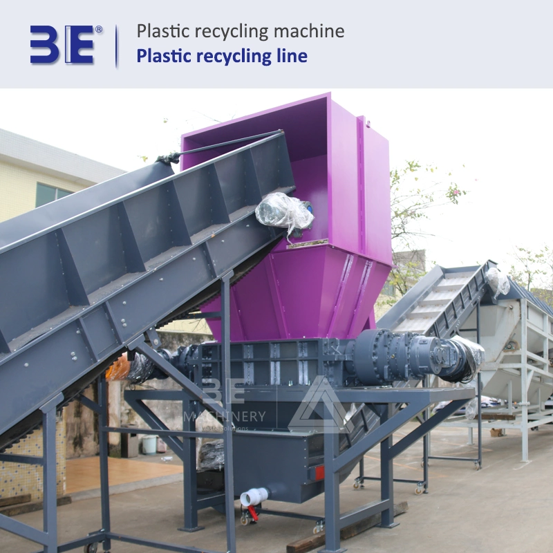 Plastic Shredder Granulator Pet Bottle Film Recycling Line Packing Plastic Film PP LDPE HDPE Plastic Recycling Machine