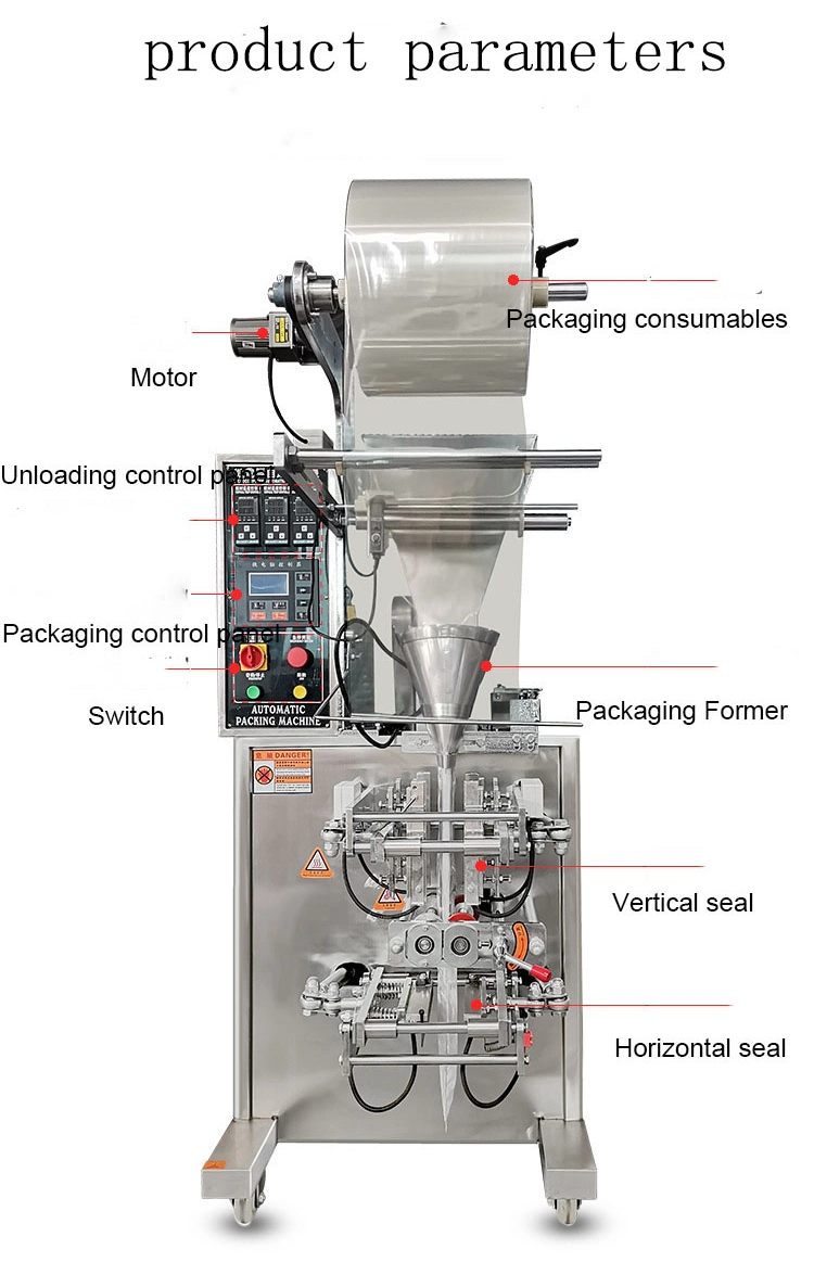 Automatic Quantitative Filling and Sealing Coating Powder Starch Traditional Chinese Medicine Powder Seasoning Packaging Machine