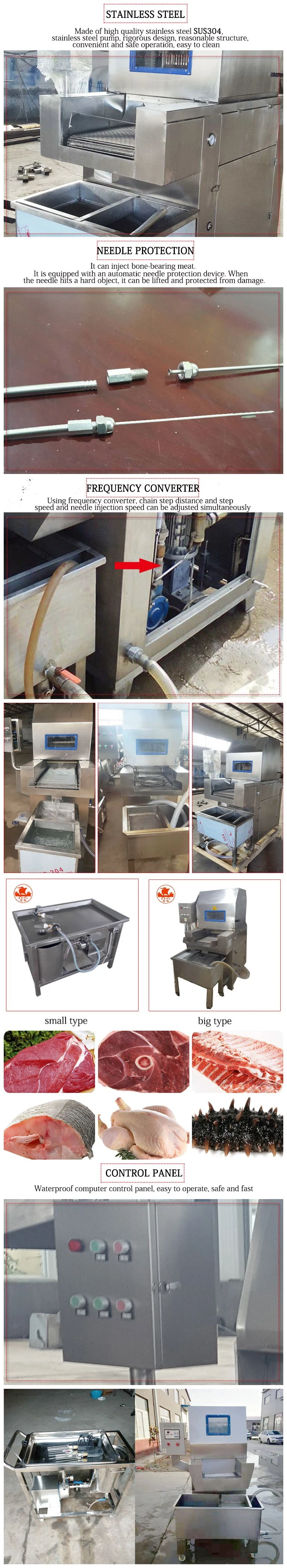 Salt Water Injection Machine/Brine Injection Machine/Meat Saline Injection Machine