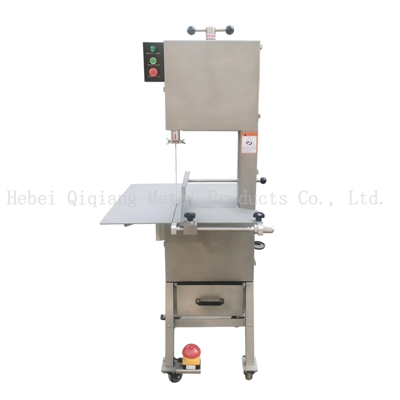 Qh-350 Automatic Rib/Pig/Tuna/Cattle/Animal/Ice Kitchen Bone Sawing Machine Meat Processing Cutting Equipment Bone Cutter Slicer Saw 1.5kw/2HP Manufacturer