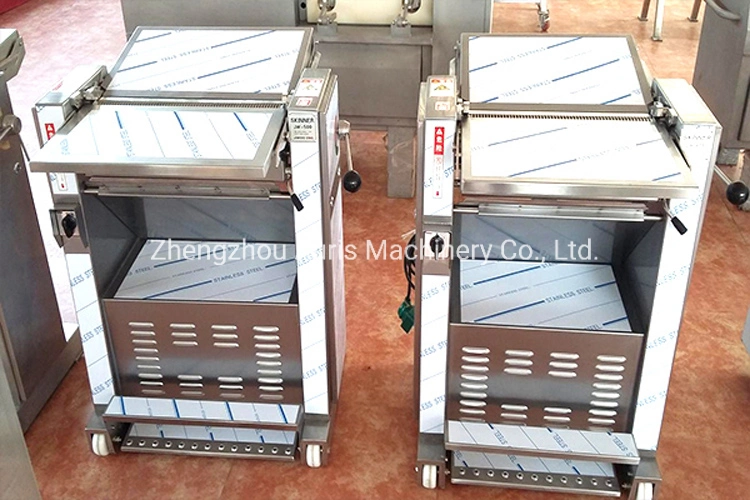 High Efficiency Goat Cow Pig Skin Peeling Removing Peeler Machine Meat Skin Cutter Cutting Remove Separating Machine