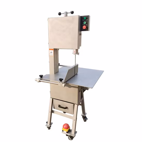 Qh-350 Macchina automatica per costolette/maiale/tonno/manzo/animale/ghiaccio sega per ossa da cucina macchina per la lavorazione della carne attrezzatura per il taglio taglierina per ossa sega 1.5KW / 2HP produttore
