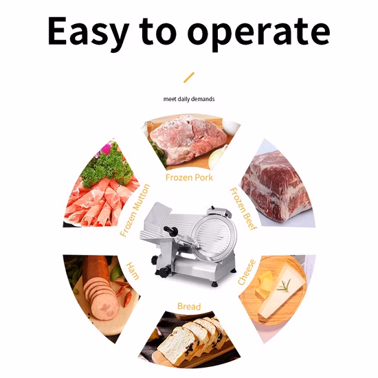 Macchina per tagliare carne congelata commerciale elettrica Heavybao, sega per taglio ossa per ristoranti