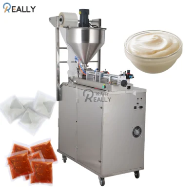 Confezionatrice verticale automatica per salsa liquida, confezionatrice per quantità di pasta di miele